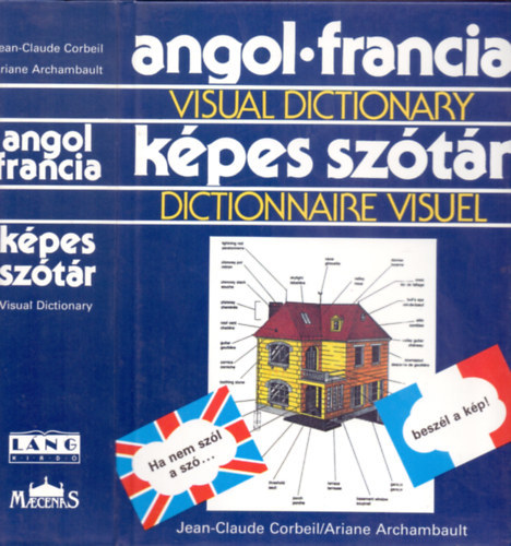Jean-Claude Barreau: Angol-Francia képes szótár (Visual dictionary) antikvár