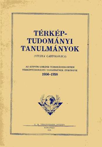 H.M. Térképészeti Intézet: Térképtudományi tanulmányok (1956-1958) antikvár