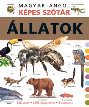 Állatok - Magyar-angol képes szótár antikvár