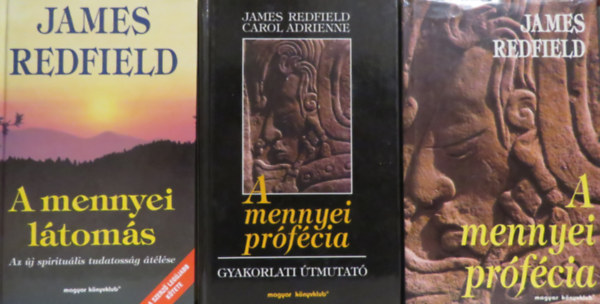 James Redfield, Carol Adrienne: 3 db James Redfield kötet: A mennyei látomás; A mennyei prófécia; A mennyei prófécia – gyakorlati útmutató könyv