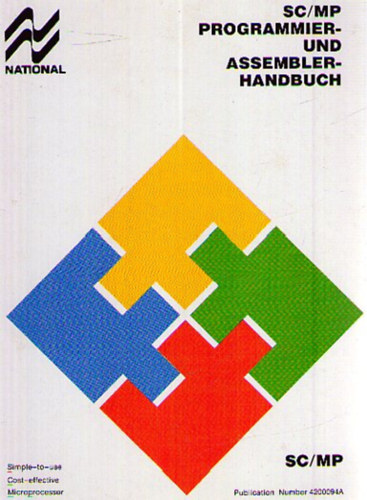 SC/MP Programmier- und Assemblerhandbuch August 1976. antikvár