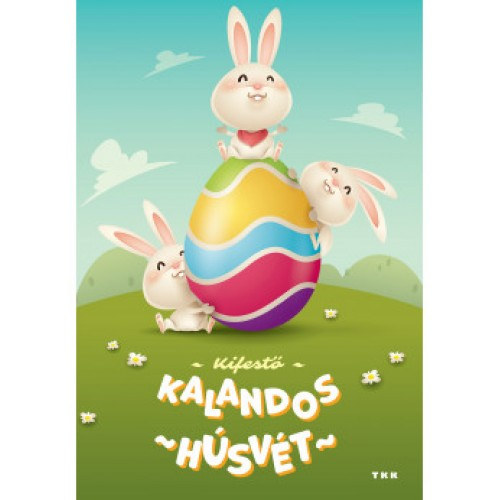 Kalandos húsvét kifestő antikvár