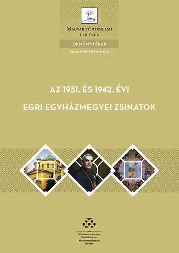 Az 1931. és 1942. évi egri egyházmegyei zsinatok akciós termékkép 1