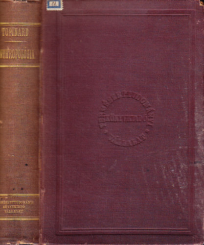 Dr. Topinard Pál: Az anthropológia kézi könyve antikvár