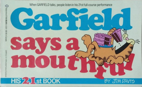Jim Davis: Garfield Says a Mouthful antikvár