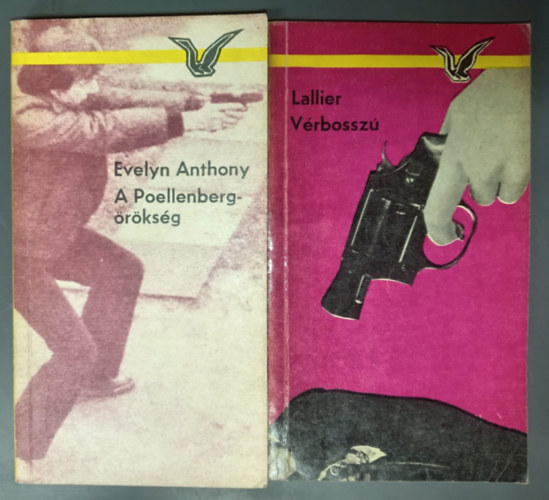 Evelyn Anthony, Lallier: A Poellenberg-örökség + Vérbosszú  (Albatrosz krimi) antikvár