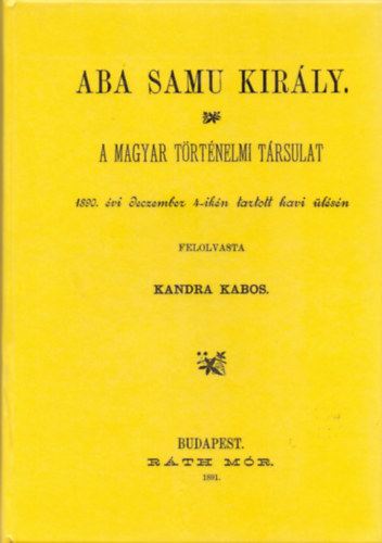 Aba Samu király akciós termékkép 1