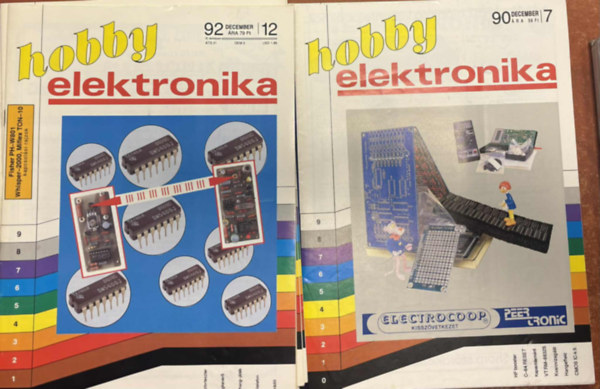 Békei Ferenc (Főszerk): Hobby Elektronika 1990-2000. évfolyam lapszámonként. antikvár