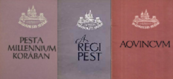 Szilágyi János, Dr. Gerő László, Bertalan Vilmos: Budapesti séták könyvcsomag antikvár