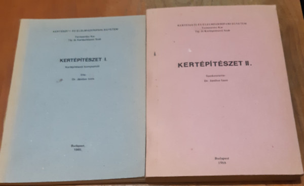 Dr. Jámbor Imre: Kertépítészet I-II. antikvár