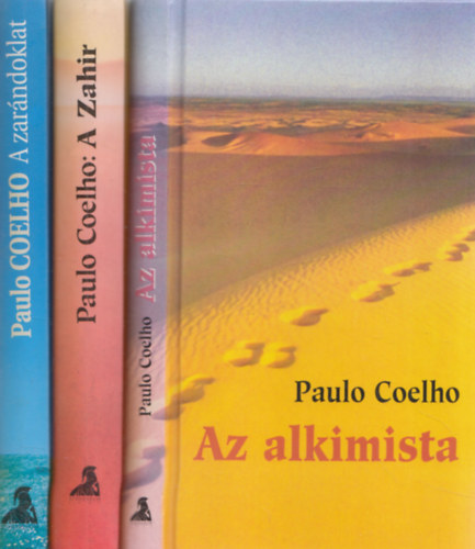 Paulo Coelho: 3 db Paulo Coelho: A zarándoklat + A Zahir + Az alkimista antikvár