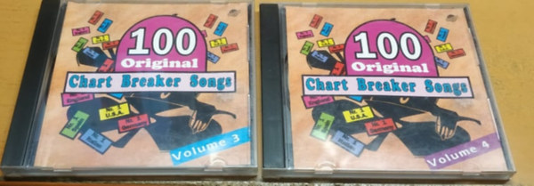 GEMA: 2 CD: 100 Original Chart Breaker Songs Vol. 3. + Vol. 4. antikvár