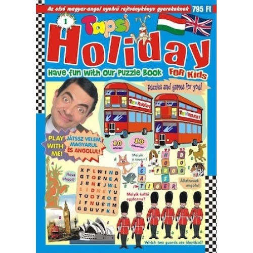 Tapsi Holiday for Kids - Magyar-angol nyelvű rejtvénykönyv gyerekeknek antikvár