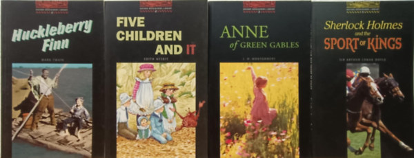 Sir Arthur Conan Doyle, L. M. Montgomery, Mark Twain, Edith Nesbit: Angol nyelvű ifjúsági könyvcsomag antikvár