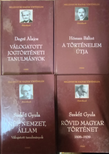 Szekfű Gyula, Hóman Bálint, Degré Alajos: Milleniumi magyar történelem - Historikusok könyvcsomag antikvár