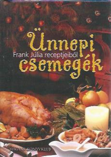 Ünnepi csemegék Frank Júlia receptjeiből Minikönyv antikvár