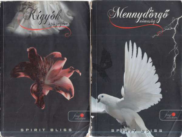 Spirit Bliss: 2 db. Vörös pöttyös könyvek (Kígyók sziszegése + Mennydörgő némaság) antikvár
