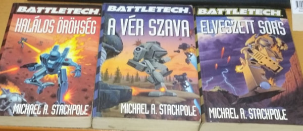 Michael A . Stackpole: Kerenszkij vére trilógia: Halálos örökség + A vér szava + Elveszett sors (3 kötet) antikvár