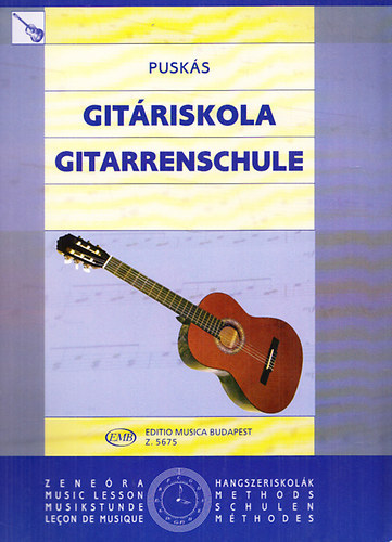 Puskás Tibor: Gitáriskola / Gitarrenschule antikvár