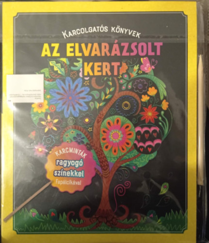 Az elvarázsolt kert- karcolgatós könyvek (fapálcikával) antikvár