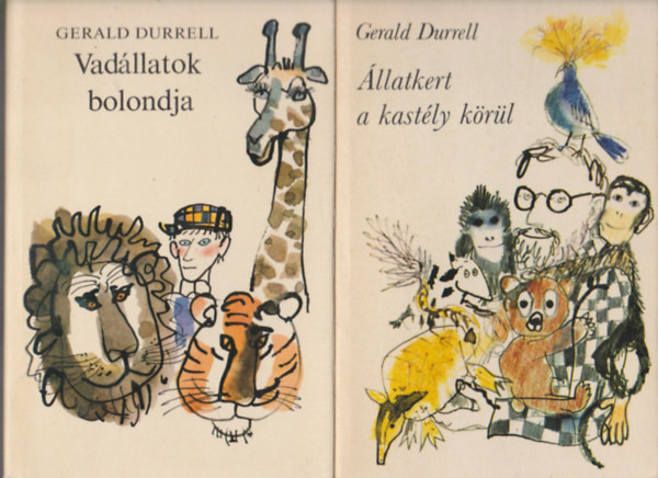 Gerald Durrel: Vadállatok bolondja + Állatkert a kastély körül antikvár