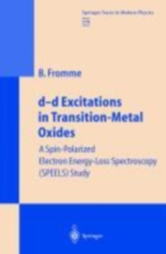 Fromme, Bärbel: d-d Excitations in Transition-Metal Oxides idegen