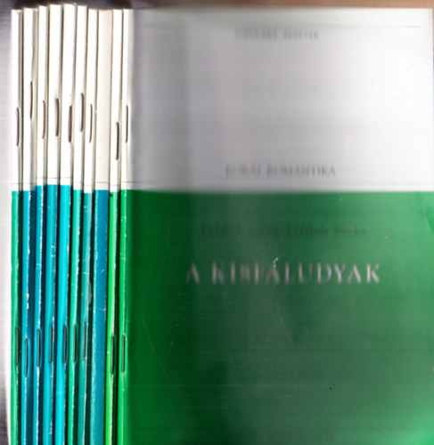Kisfaludy Sándor és Károly, Berzsenyi Dániel, Madách Imre, Katona József, Kölcsey Ferenc, Arany János, Jókai Mór, Petőfi Sándor, Vörösmarty Mihály: Populart füzetek - Romantika 10 db. ( A kisfaludyak + A magyarokhoz + Az ember tragédiája + Bánk bán + Rebellis versek + Toldi, Toldi estéje + A Rab gólya + A háromszínű kandúr + Szabadság, szerelem + Remény s emlékezet könyv