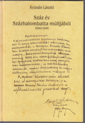 Krizsán László: Száz év Százhalombatta múltjából 1849-1945 antikvár