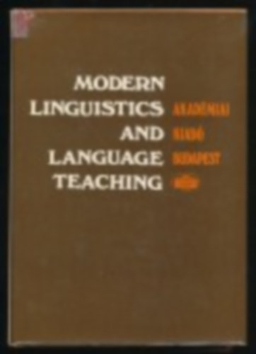 Akadémiai Kiadó: Modern linguistics and language teaching antikvár