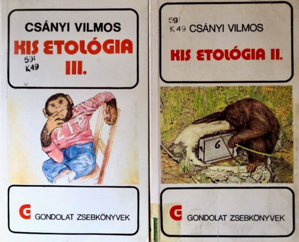 Csányi Vilmos: Kis etológia II.-III. antikvár