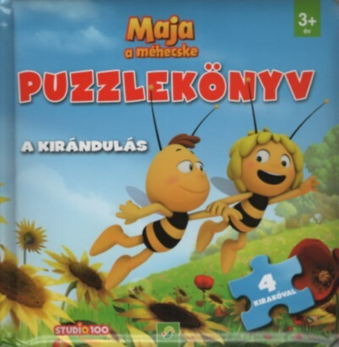 Maja a méhecske: Puzzlekönyv - A kirándulás - 4 kirakóval antikvár