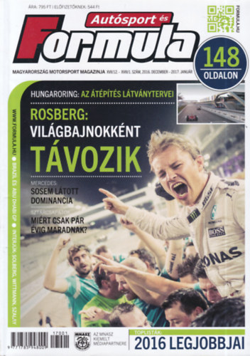 Bethlen Tamás (főszerk.): Autósport és Formula 2017. január - 2018. január számok (12. db. lapszám) antikvár