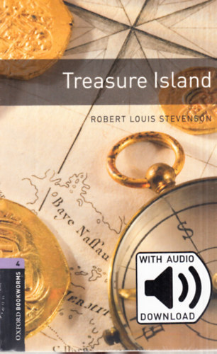 Robert Louis Stevenson: Treasure Island - Oxford Bookworms - stage 4 antikvár
