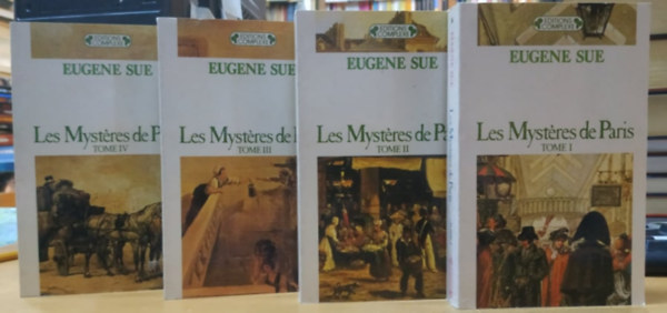 Eugene Sue: Les Mystéres de Paris Tome I-IV (Editions Complexe) antikvár