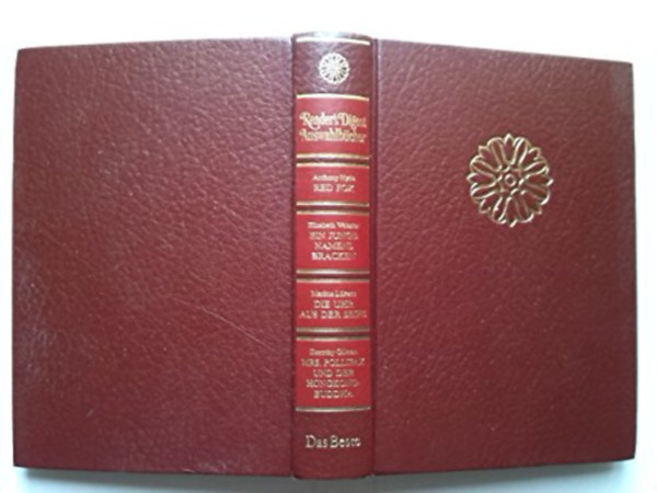 Anthony Hyde, Elizabeth Webster, Markus Lükens, Dorothy Gilman: Red fox - Ein Junge namens Bracken - Die Uhr aus der Seite - Mrs. Pollifox und der Hongkong-Buddha (Readers Digest Auswahl) antikvár