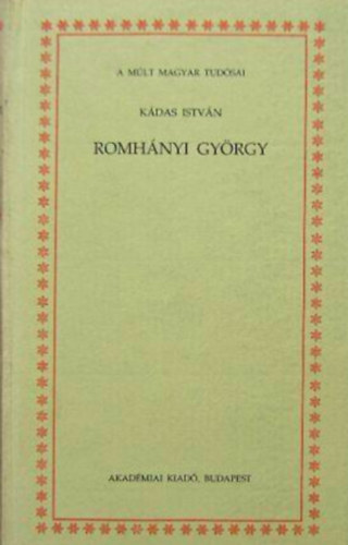 Kádas István: Romhányi György könyv