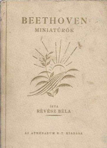 Révész Béla: Beethoven miniatűrök antikvár