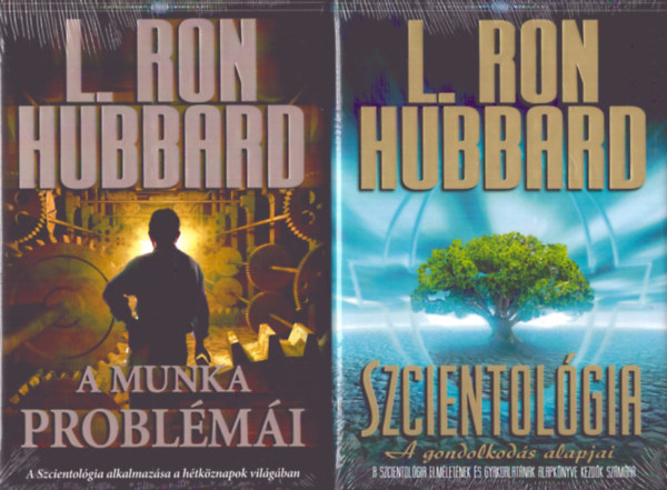 L.Ron Hubbard: 2 db Ron Hubbard könyv: A munka problémái + Szcientológia. A gondolkodás alapjai könyv