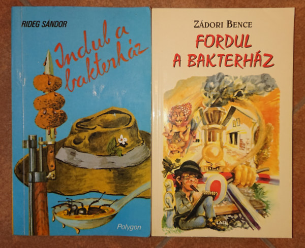 Rideg Sándor, Zádori Bence: Bakterház-csomag: indul a bakterház + Fordul a bakterház könyv