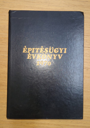 Építésügyi évkönyv 1970 antikvár