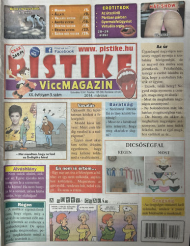 Pistike 2014. március - XX. évfolyam 3. szám antikvár
