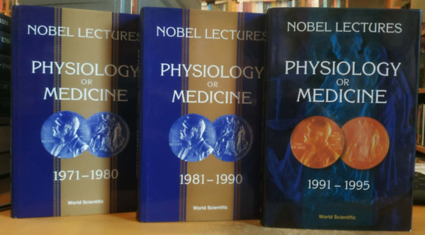3 db Nobel Lectures: Physiology or Medicine: 1971-1980 + 1981-1990 + 1991-1995 antikvár