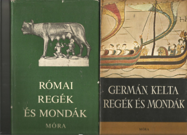 Dömötör Tekla (feldolgozta), Trencsényi-Waldapfel Imre: Germán, kelta regék és mondák + Római regék és mondák (2 mű) antikvár