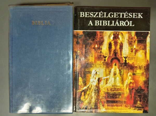 Károlyi Gáspár (ford.), Rapcsányi László (szerk.): Biblia (Válogatás a Vizsolyi Bibliából) + Beszélgetések a Bibliáról - Mítoszok legendák a bibliában (2 mű) antikvár