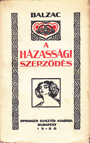 Balzac: A házassági szerződés könyv