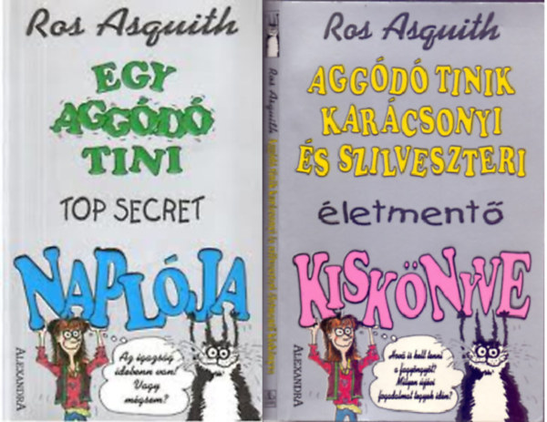 Ros Asquith: Aggódó tinik sorozat - 2 kötete antikvár