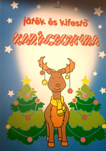 Játék és kifestő karácsonyra antikvár