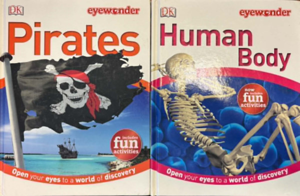 2 db DK Eyewonder: Pirates+ Human body antikvár