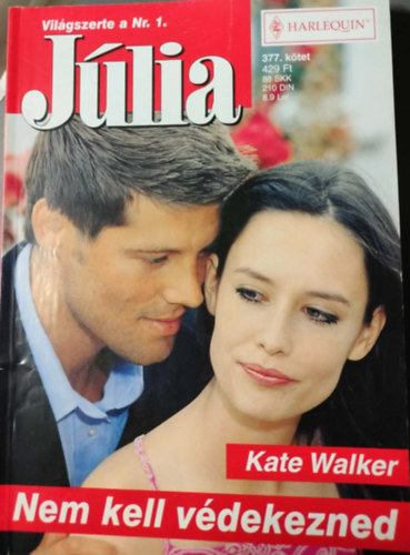 Kate Walker: Júlia 377. kötet Nwm kell védekezned antikvár