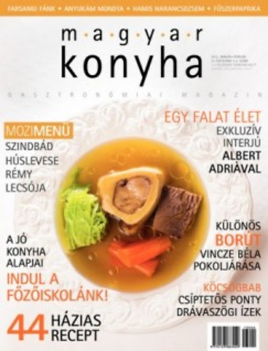 Magyar konyha - 2013. január-február 37. évfolyam 1-2. szám könyv